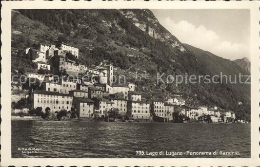 72272256 Lago di Lugano TI Panorama di Gandria