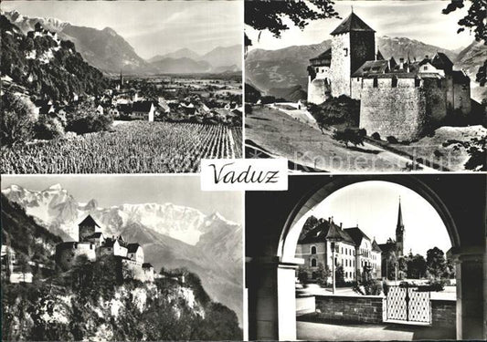 72300010 Vaduz Fuerstentum Liechtenstein mit Schloss Falknis