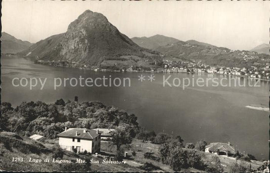 72312920 Lago di Lugano TI Panorama Monte San Salvatore