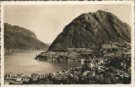 71294007 Lago di Lugano TI col Monte S. Salvatore