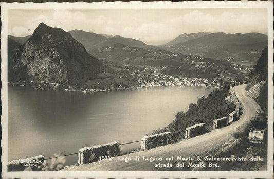 71294057 Lago di Lugano TI Monte S. Salvatore STrada del Monte Bre