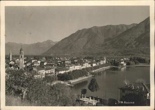 11292760 Ascona TI Vue partielle d'Ascona