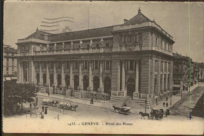 11292998 Genève GE Hôtel des Postes Calèches Genève