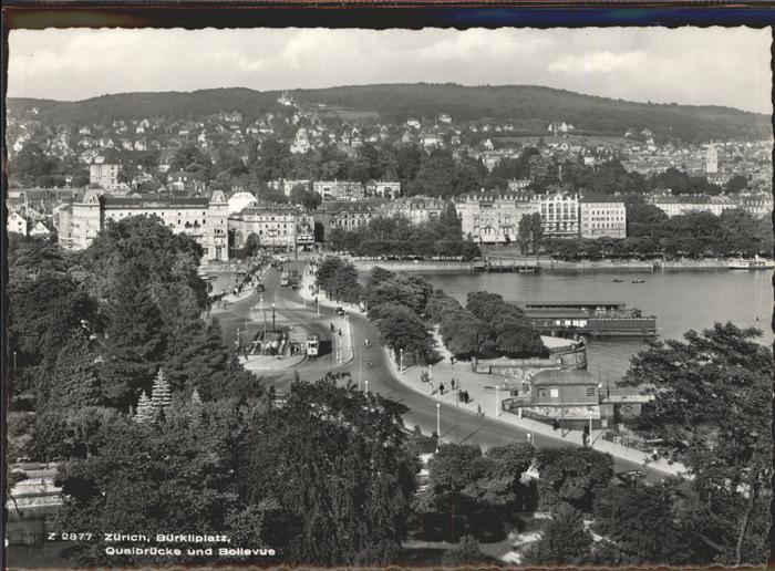 11294585 Zuerich Buerkliplatz Quaibruecke Bellevue