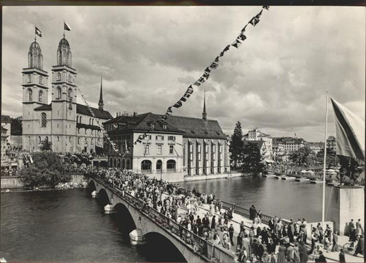 11294587 Zuerich 600 Jahre im Bunde der Eidgenossen 2. Juni 1951