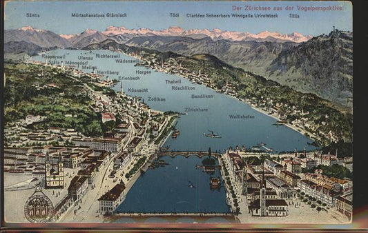 11294652 Ponts de Zurich Lac Alpes Zurich