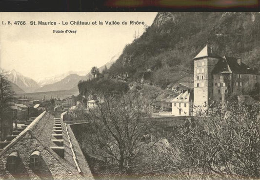 11303313 St Moritz GR Le Chateau et la Vallee du Rhone