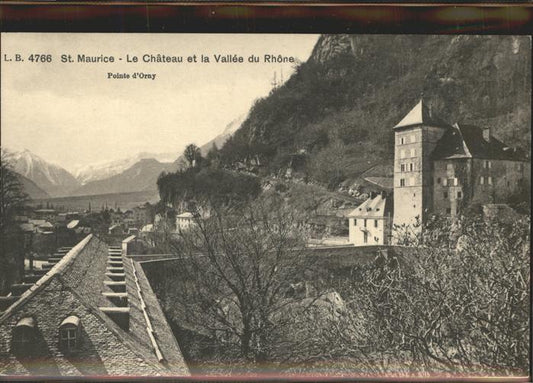 11303315 St Moritz GR Le Chateau et la Vallee du Rhone