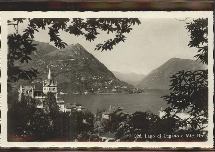 71308400 Lago di Lugano TI Mte Bre