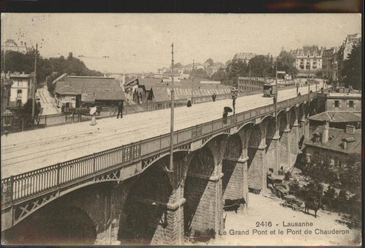 11308679 Lausanne VD Le Grand Pont le Pont de Chauderon Lausanne