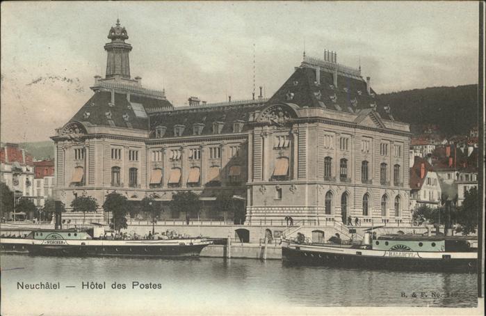 11303557 Neuchatel NE Hotel des Postes Schiffe