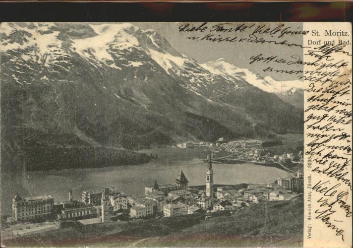 11303686 St Moritz GR Dorf und Bad