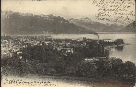 11318225 Vevey VD Vue générale Vevey