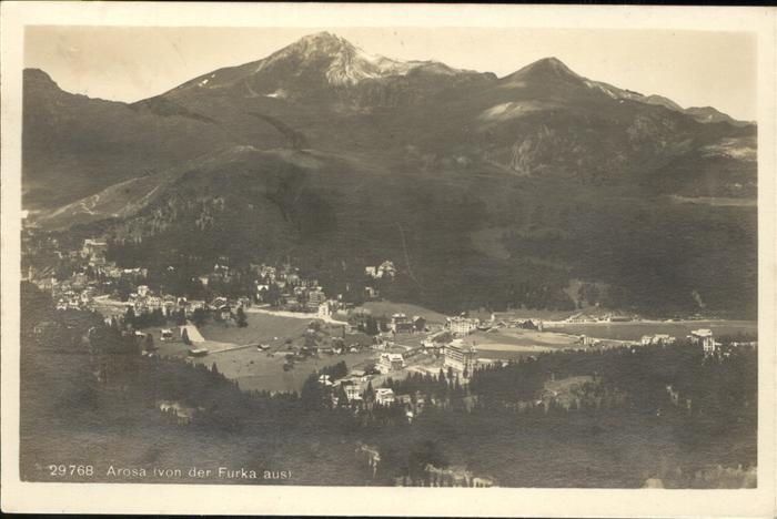 11304965 Arosa GR Panorama von der Furka aus