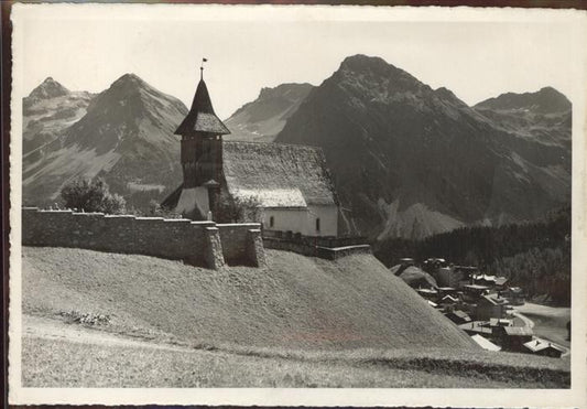 11305126 Arosa GR Bergkirchli Furkahoerner Maienfelder Furka Schiesshorn