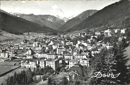 11305153 Davos GR Blick gegen das Tinzenhorn