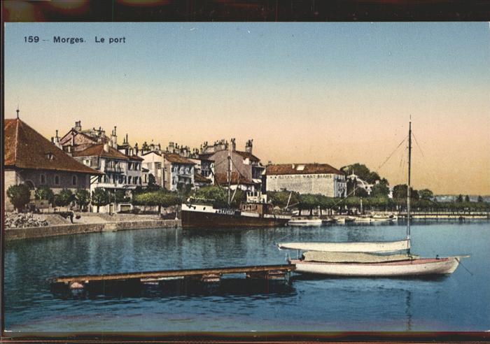 11305187 Morges Le Port Lac Leman Boote