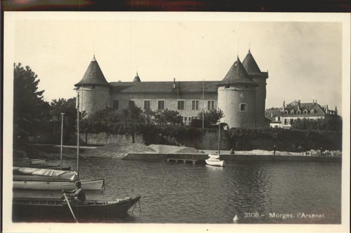 11305191 Morges L arsenal Lac Leman Segelboot