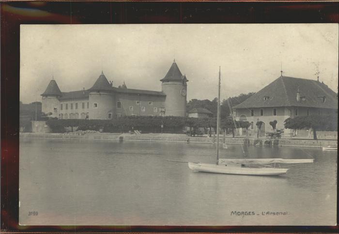 11305192 Morges L arsenal Lac Leman Segelboot