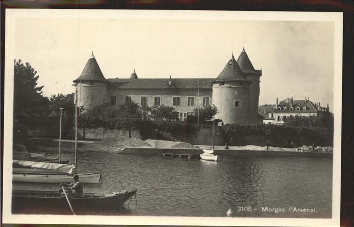 11305193 Morges L arsenal Lac Leman Segelboot