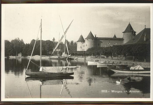 11305194 Morges L arsenal Lac Leman Segelboot