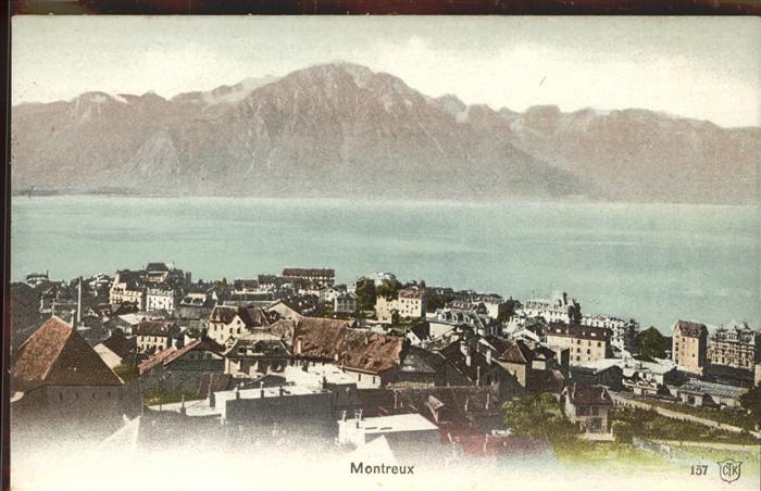 11305213 Montreux VD Vue partielle Lac Leman