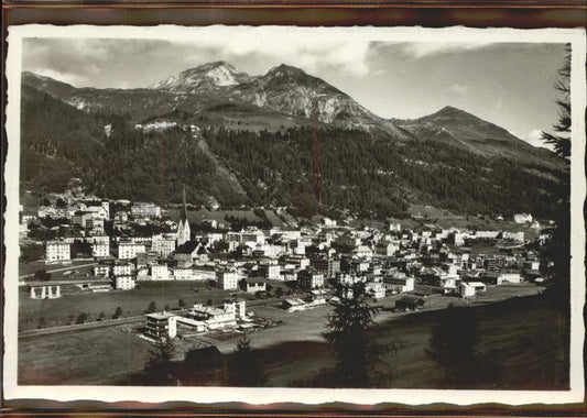 11305279 Davos GR Davos Platz contre Schatzalp et Schiahorn Davos Platz