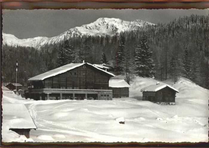 11305292 Davos GR Davos Dorf Jugendheim von Sprecher Haus Graubuenden