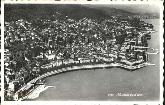 11309701 Neuchatel NE Neuchatel vue d avion