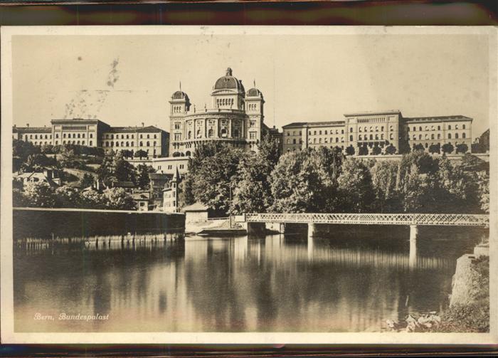 11306259 Bern BE Bundespalast Aare Bruecke