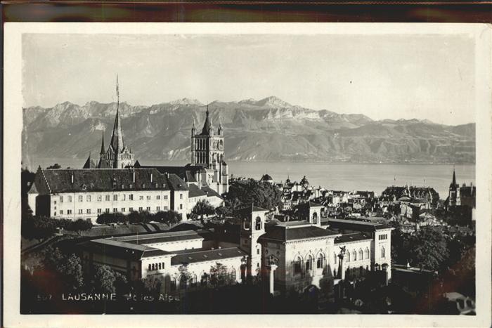 11306331 Lausanne VD Chateau Ccathedrale Universite et les Alpes de Savoie Lac L