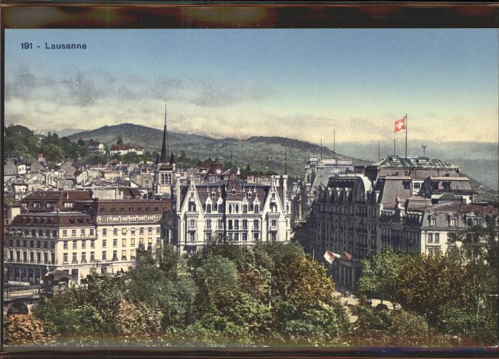 11306332 Lausanne VD Vue partielle Cathedrale