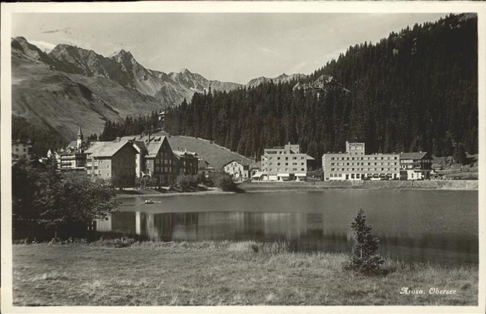 11306385 Arosa GR Obersee Graubuenden Arosa