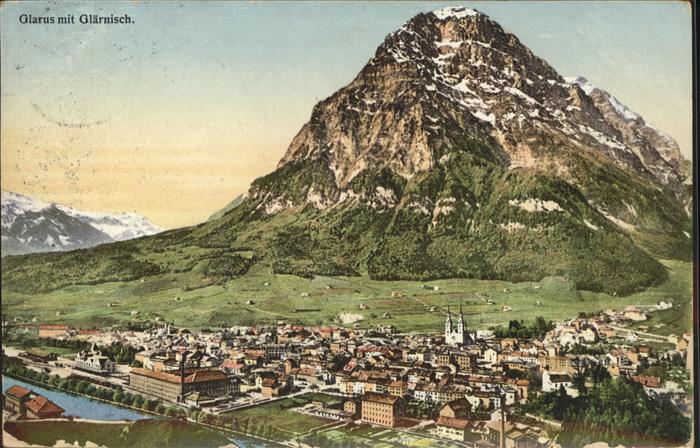 11306440 Glarus GL Panorama avec Glaernisch Glarner Alps Glaris