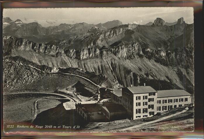 11306581 Montreux VD Rochers de Naye Hotel et panorama Berner Alpen