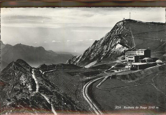 11306590 Montreux VD Rochers de Naye Hotel Zahnradbahn Bergstation Berner Alpen