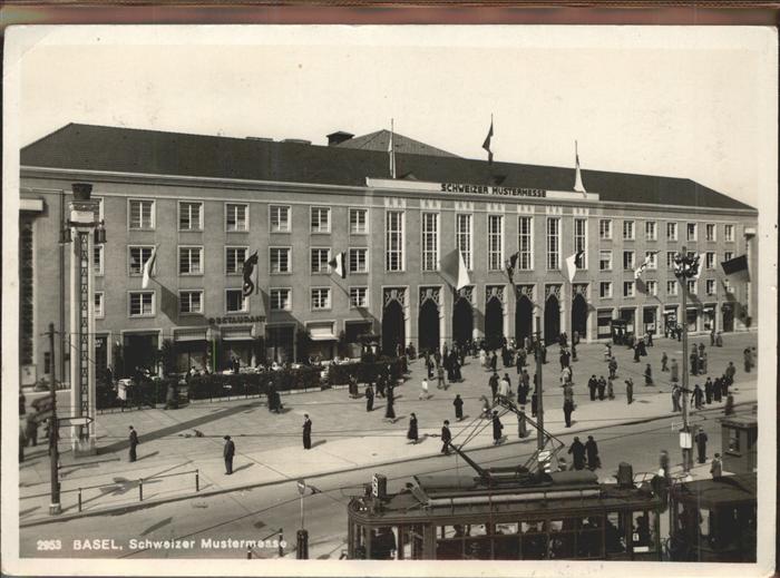 11306606 Basel BS Schweizer Mustermesse Strassenbahn Basel BS