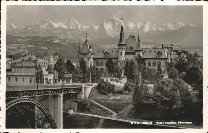 11353725 Bern BE Historisches Museum mit Alpenpanorama Bruecke