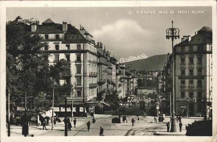 11377643 Genève GE Rue de Mont-Blanc Tramway de Genève