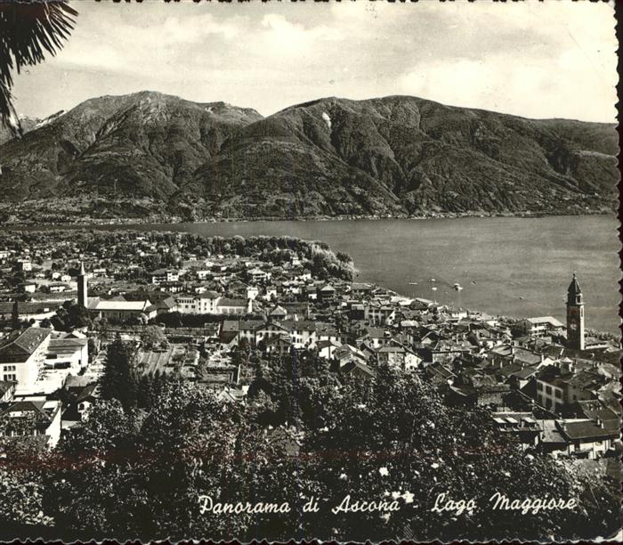 11385442 Ascona TI Panorama Lago Maggiore