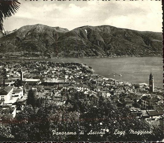 11385442 Ascona TI Panorama Lago Maggiore