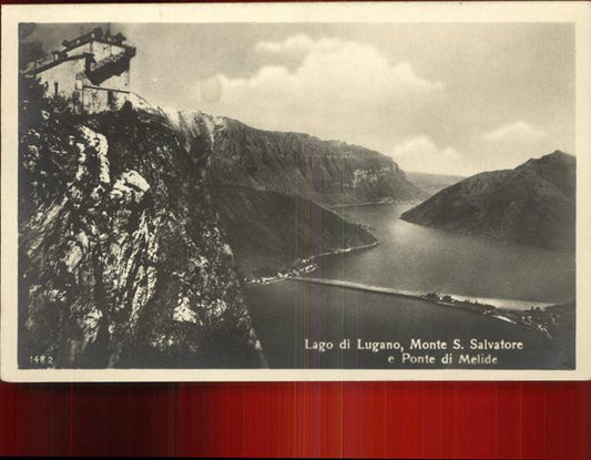 71455474 Lago di Lugano TI Monte S. Salvatore Ponte di Melide