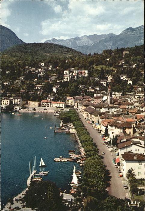 11466829 Ascona TI La Piazza Lago Maggiore Hafen Uferstrasse