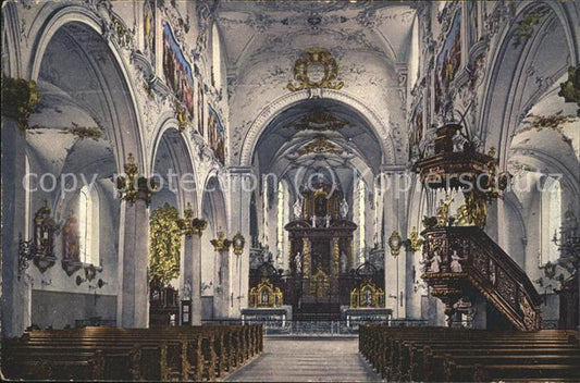 71501805 Mariastein SO Inneres Kirche