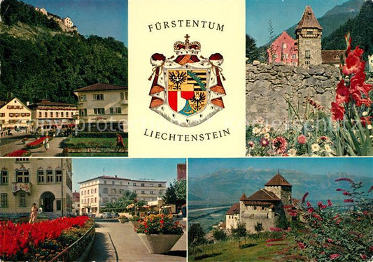 73079054 Vaduz Postplatz Schloss Rotes Haus Landesfuerstliche Residenz