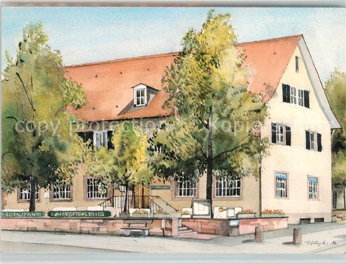 13162420 Riehen Restaurant Landgasthof Kuenstlerkarte Hoegler