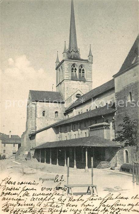 13301494 Payerne Kirchenpartie