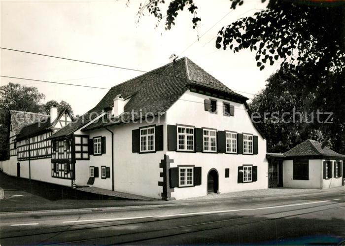 13298800 Riehen Wettsteinhaus Spielzeugmuseum Rebkeller Dorfmuseum