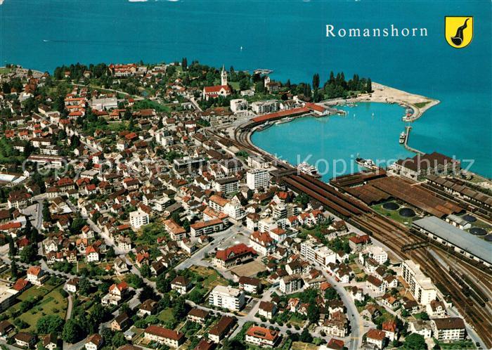 13599008 Romanshorn TG Hafen Bodensee Fliegeraufnahme