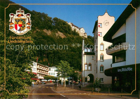 73626461 Liechtenstein Fuerstentum Rathaus und Schloss Vaduz